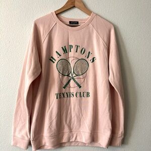 NWOT Hampton’s Tennis Club Preppy Crewneck
